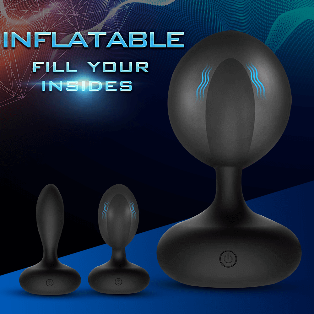 Inflatable Wireless Control Size Anal Plug
