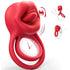 3 In 1 Vibrating Tongue Licking Cock Ring