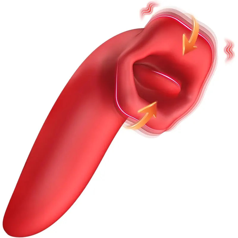 Double Red Lips Dual-Action Vibrator