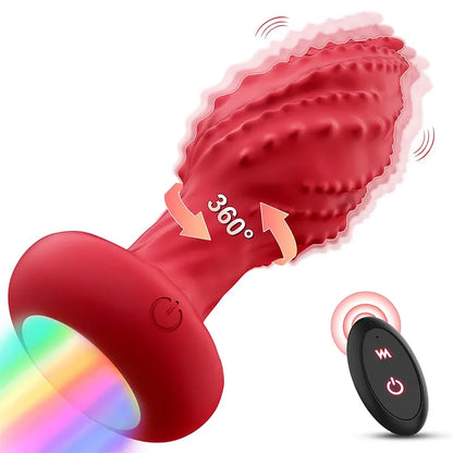 Remote Control Glowing Monster Anal Vibrator