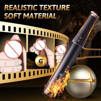 Mini Bat Retractable Vibrating Dildo