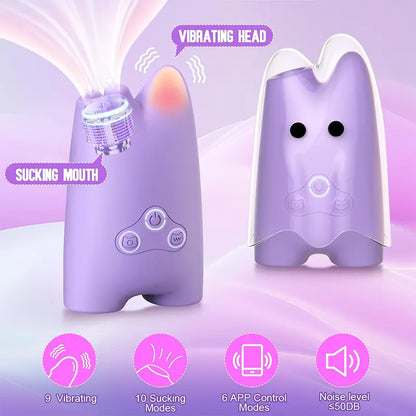 Ghost Vibrating Sucking G-spot Sex Toys