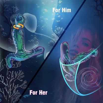 Octopus Tentacle 360° Rotating Prostate Massager