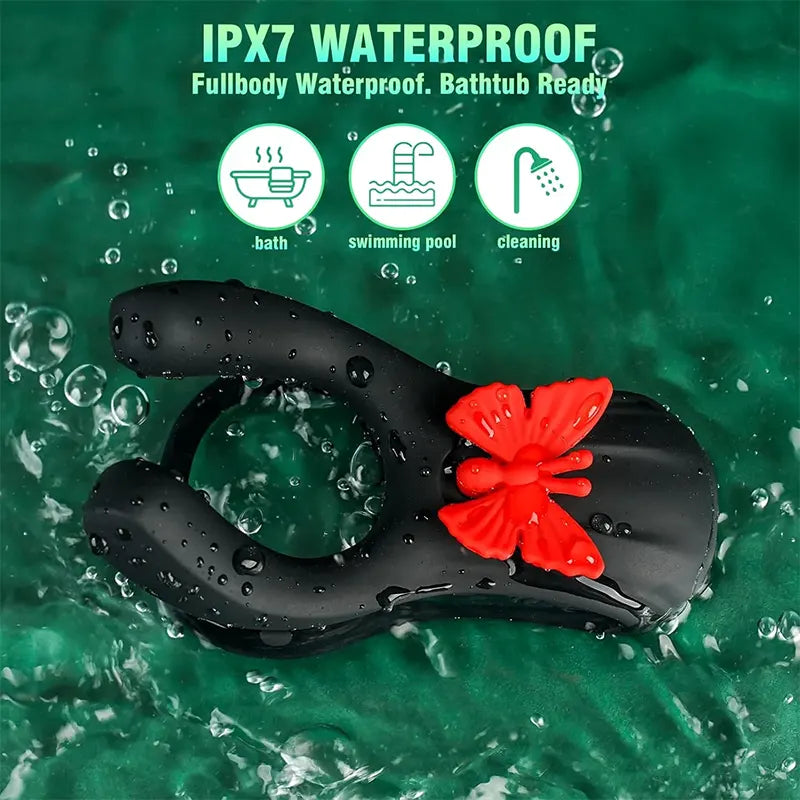 Butterfly Vibrating Cock Ring