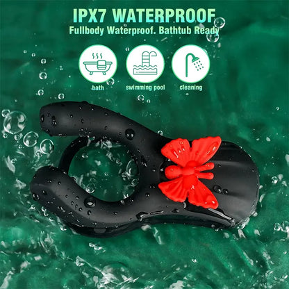 Butterfly Vibrating Cock Ring