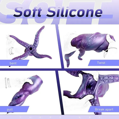 Travel-Friendly Octopus Silicone Stroker