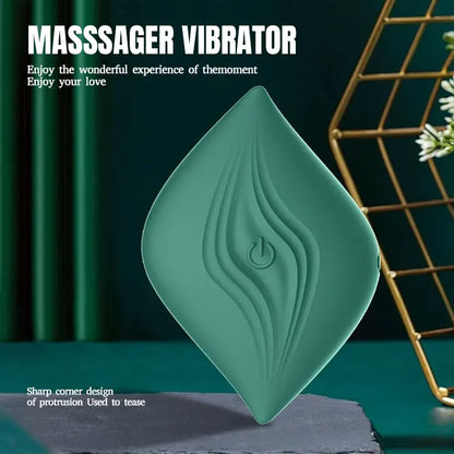Green Mini Vibrator - 10-Mode G-Spot Stimulator
