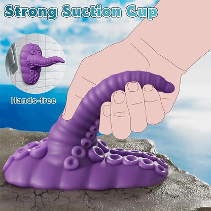 Remote Control Silicone Tentacle Suction Cup Vibrator