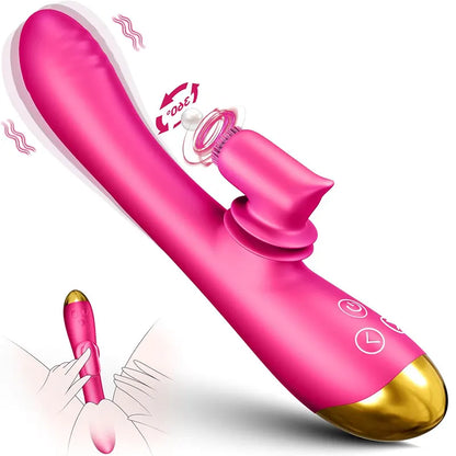 2-in-1 360° Brush G-spot Vibrator