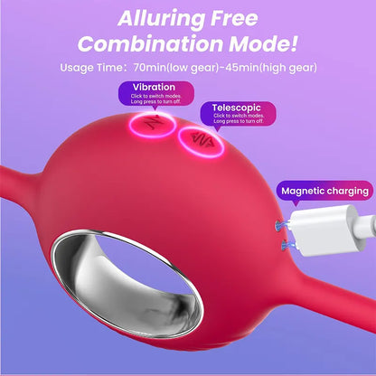 Dual Head Finger G-Spot Clitoral Stimulator