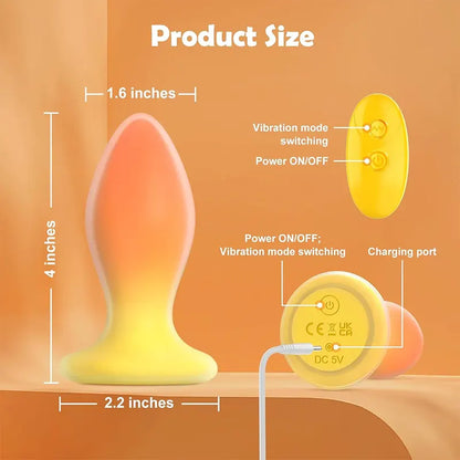 Gradient Vibrating Ergonomic Anal Plug
