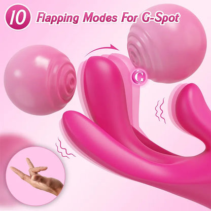 3 in 1 Finger insertion for clitoral stimulation G-spot vibrator