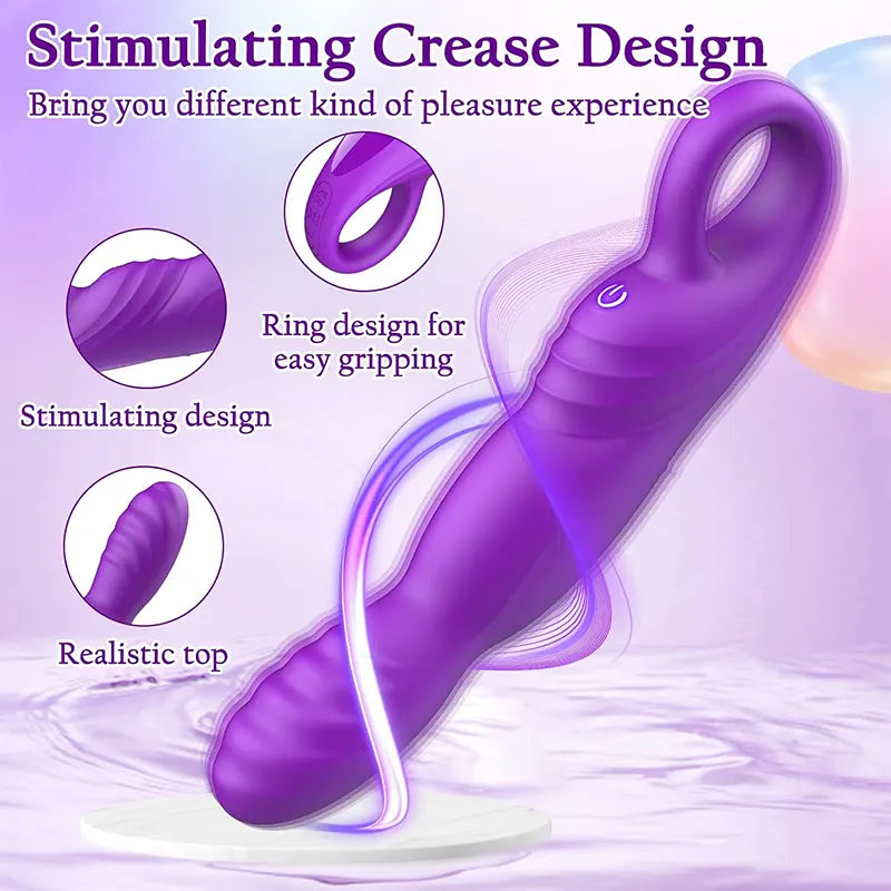 Wave Insertion G-Spot Stimulation Vibrator