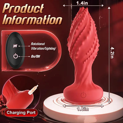 Remote Control Glowing Monster Anal Vibrator