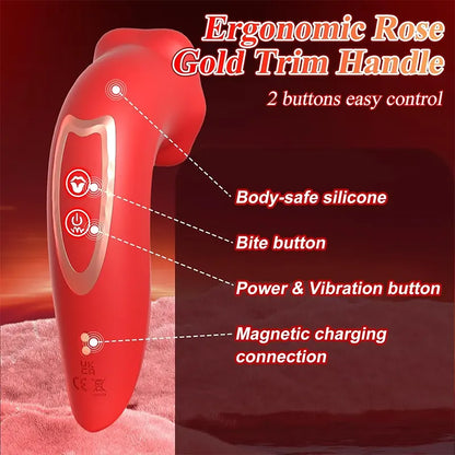 Double Red Lips Dual-Action Vibrator