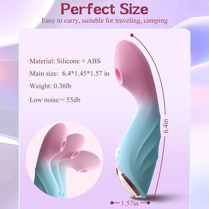 Female G-spot Clitoral Sucking Pleasure Vibrator
