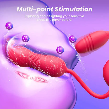 Dual Head Finger G-Spot Clitoral Stimulator