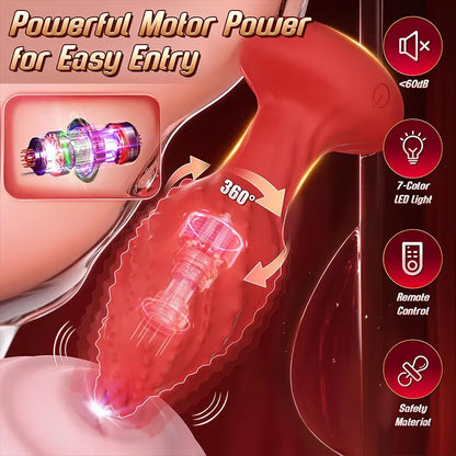 Remote Control Glowing Monster Anal Vibrator