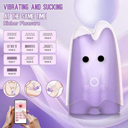 Ghost Vibrating Sucking G-spot Sex Toys