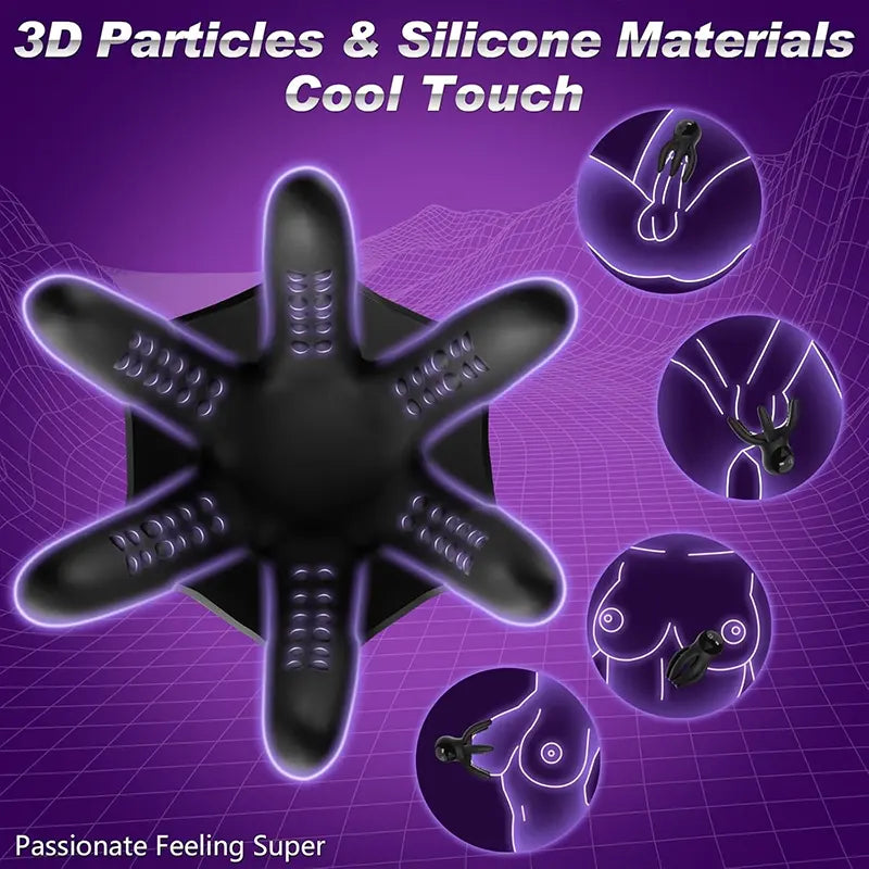 Multi-Function Octopus Male Massager