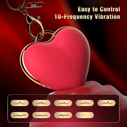Heart Shaped Suction G-Spot Vibrator