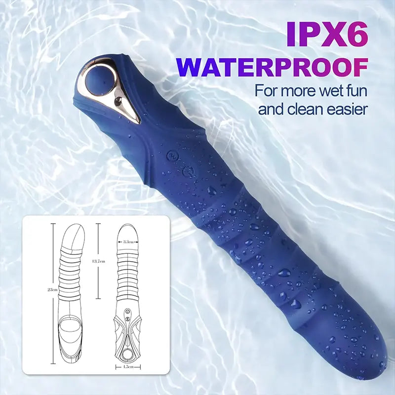 Opulence Thrusting G-Spot Vibrator with 10 Vibration Modes