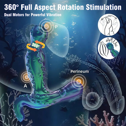 Octopus Tentacle 360° Rotating Prostate Massager