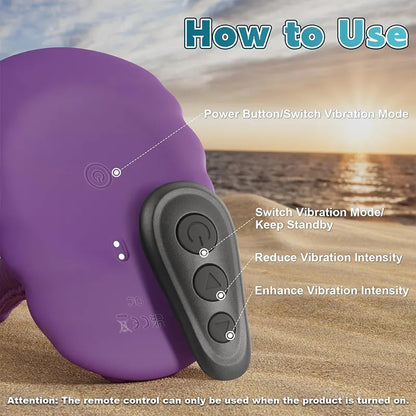 Remote Control Silicone Tentacle Suction Cup Vibrator