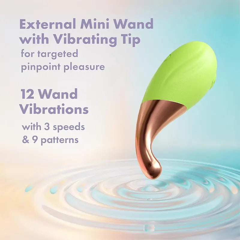 Blooming Bliss Mini Wand &amp; Egg Vibrator Set