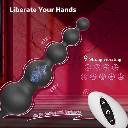 Remote Control Multi-Penis Ring Vibrating Vestibule Plugs