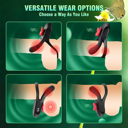 Butterfly Vibrating Cock Ring