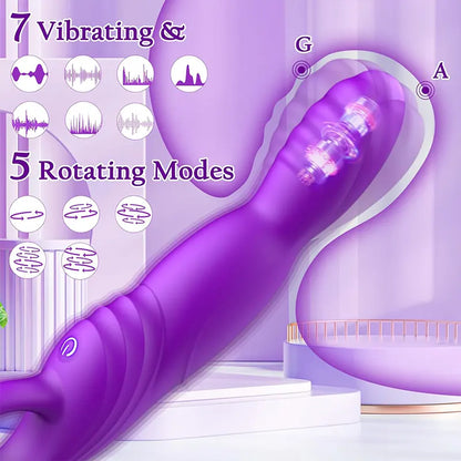 Wave Insertion G-Spot Stimulation Vibrator