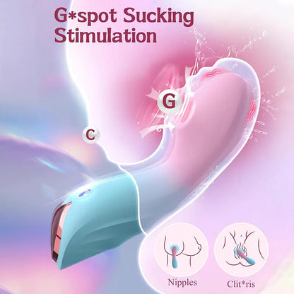 Female G-spot Clitoral Sucking Pleasure Vibrator