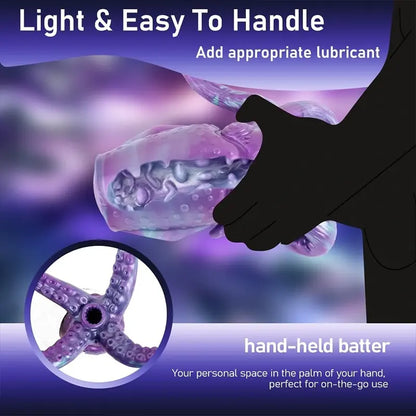Travel-Friendly Octopus Silicone Stroker