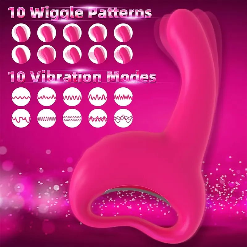 G-Spot &amp; Prostate Finger Swing Vibrator