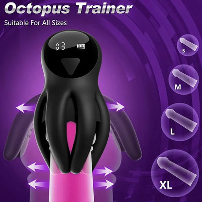 Multi-Function Octopus Male Massager