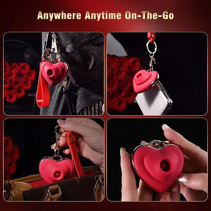 Heart Shaped Suction G-Spot Vibrator