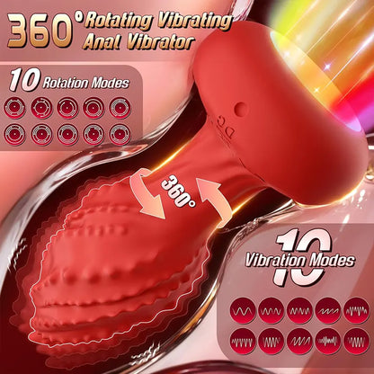Remote Control Glowing Monster Anal Vibrator