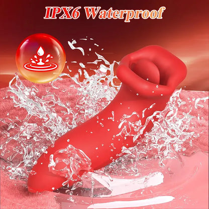 Double Red Lips Dual-Action Vibrator