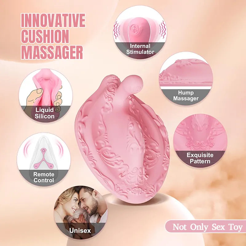 Cushion Remote Control Harem Dildo Couple Vibrator
