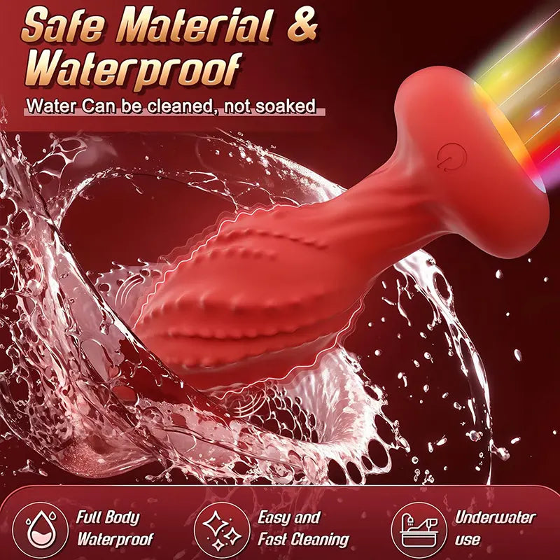 Remote Control Glowing Monster Anal Vibrator