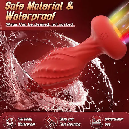 Remote Control Glowing Monster Anal Vibrator