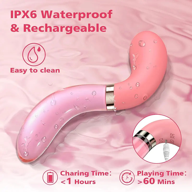 Dual Head Erotic Insertion G-Spot Vibrator