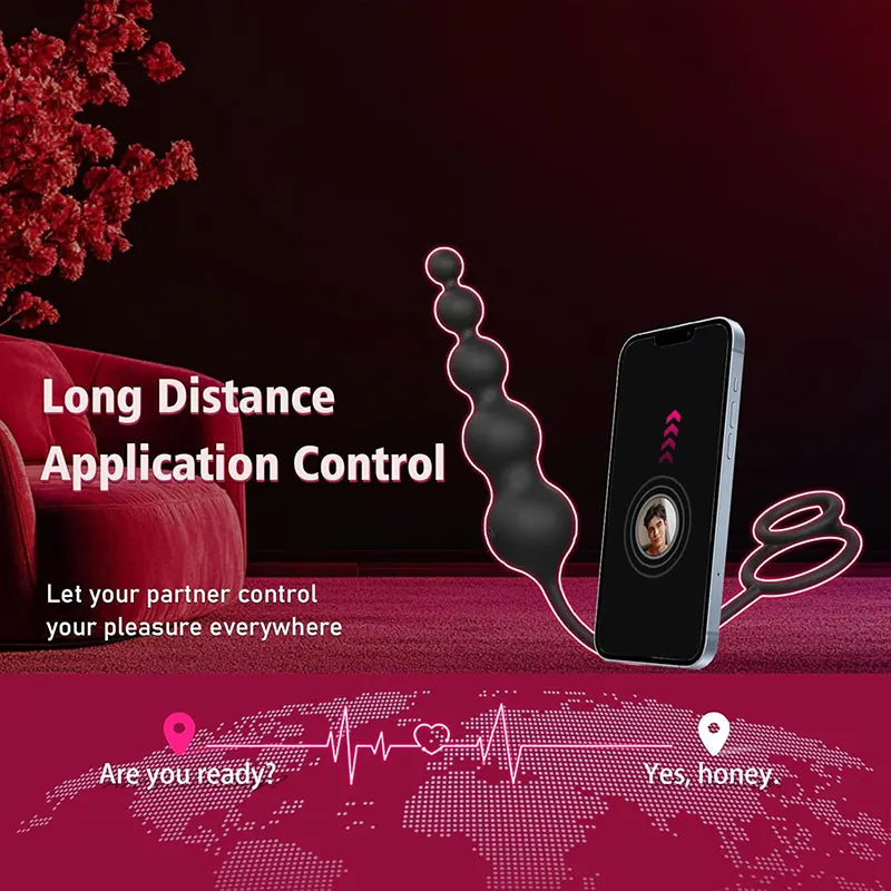 Remote Control Multi-Penis Ring Vibrating Vestibule Plugs