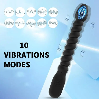 10-Speed Vibration Anal Plug