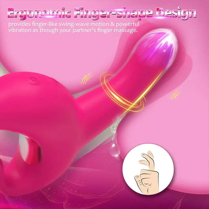 G-Spot &amp; Prostate Finger Swing Vibrator