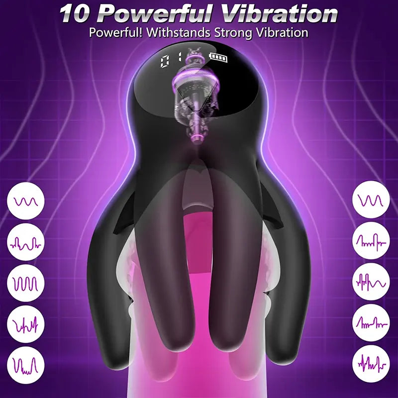 Multi-Function Octopus Male Massager