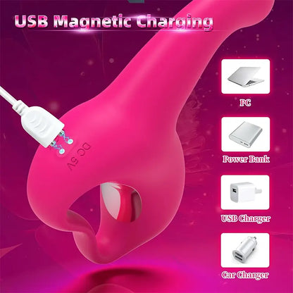 G-Spot &amp; Prostate Finger Swing Vibrator