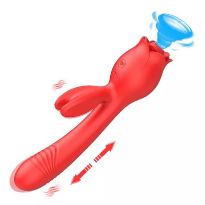 Rose Rabbit Female Sucking Vibrator