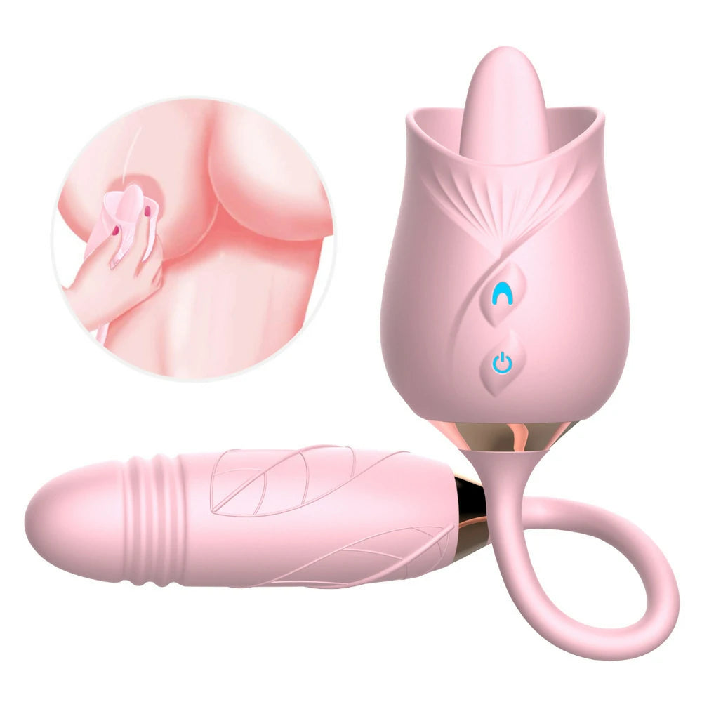 Double_Tongue_Licking_Rose_Toys_pink